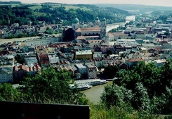 Passau: A Duna és az Inn fogja közre a várost
