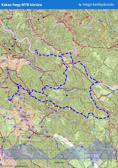 Fenyőgyongye-Virágos-nyereg körtúra map