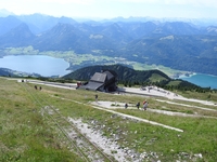 Schafberg hegyi állomás és a Wolfgangsee